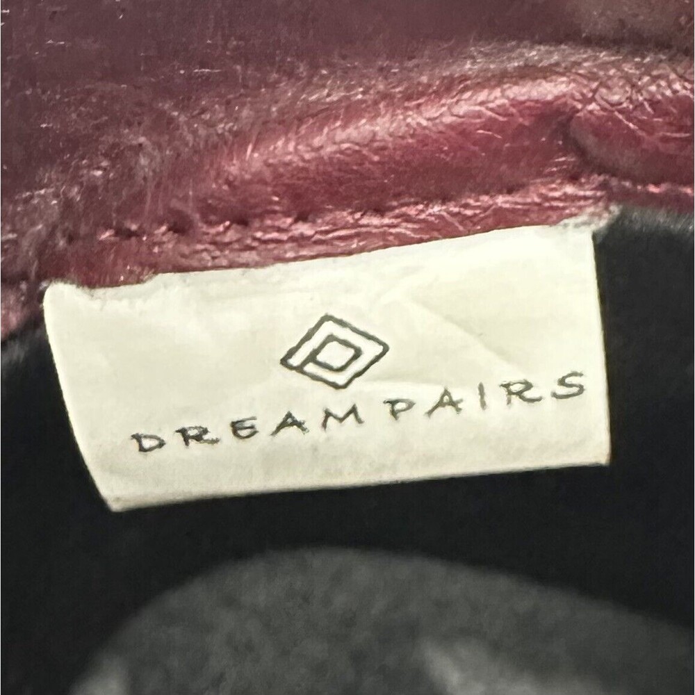 DREAM PAIRS Zoey-1 Womens Burgundy Chunky Heel Ankle Booties Shoes Sz 8.5 - Picture 14 of 14